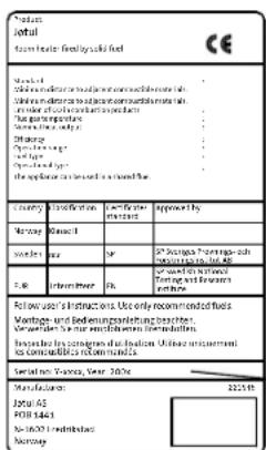 Jøtul F 118 - Figures/Pictures 35 - 1