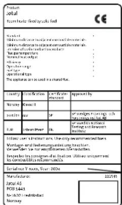 Jøtul F 118 - Wood consumption - 1