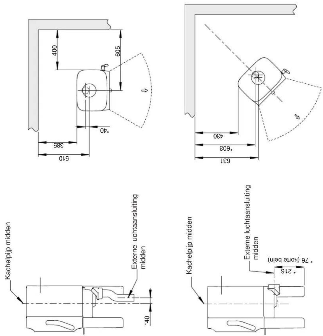 Jøtul F 105 LL - Muren - 4