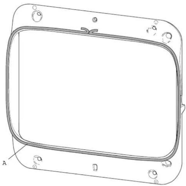 Jøtul F 105 LL - Sostituzione del vetro e delle guarnizioni nella porta - 6
