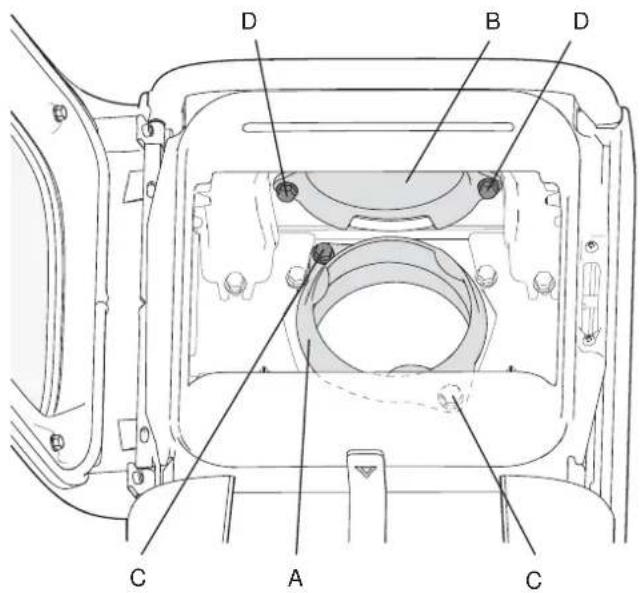 Jøtul F 105 LL - Inserimento di un condotto con uno scarico posteriore - 4