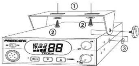 PRESIDENT Teddy - 1) WHERE AND HOW TO MOUNT YOUR MOBILE CB RADIO - 1