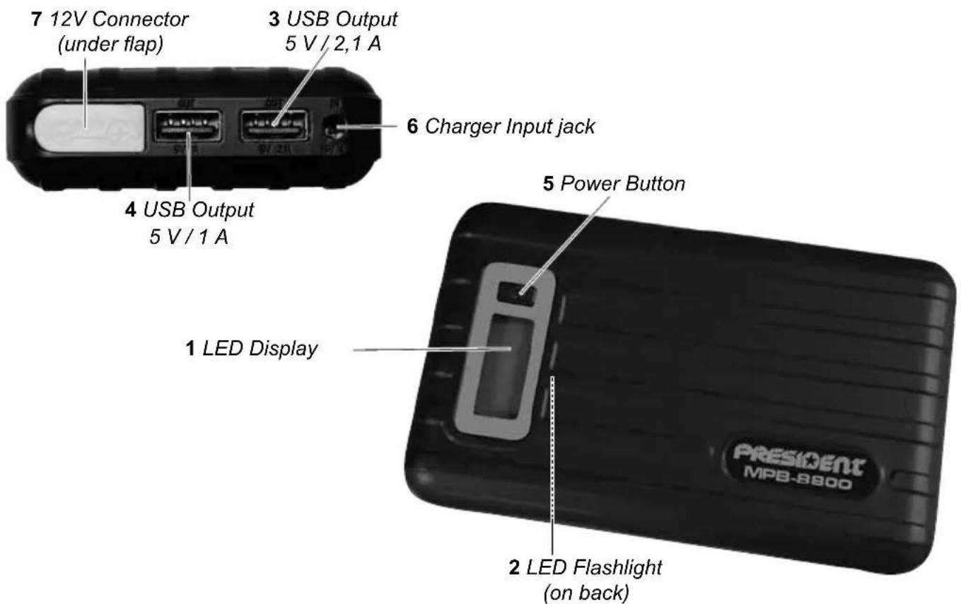 PRESIDENT MPB8800 - BOOSTER MPB-8800 - 1