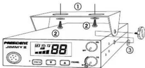 PRESIDENT Jimmy II - 1) WHERE AND HOW TO MOUNT YOUR MOBILE CB RADIO - 1