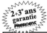 PRESIDENT Jimmy II - Si vous constatez des défauts de fonctionnement : - 4