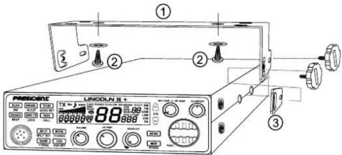 PRESIDENT Lincoln II - 1) WHERE AND HOW TO MOUNT YOUR TRANSCEIVER - 1