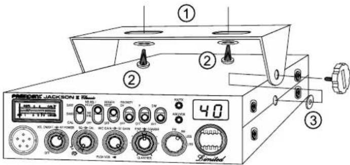 PRESIDENT Jackson II Classic - 1) WHERE AND HOW TO MOUNT YOUR MOBILE CB RADIO - 1