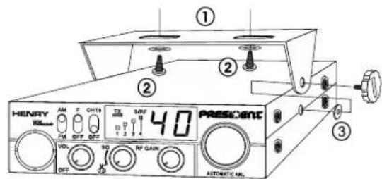 PRESIDENT Henry Classic - 1) WHERE AND HOW TO MOUNT YOUR MOBILE CB RADIO - 1
