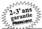 PRESIDENT Grant II - Si vous constatiez des defaults de fonctionnement : - 2