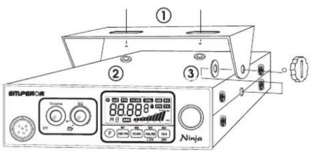 PRESIDENT Emperor Ninja - 1) ELEGIR EL EMPLAZAMENTO Y MONTAJE DEL PUESTO MOVIL - 2