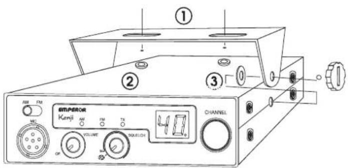 PRESIDENT Emperor Kenji - 1) WHERE AND HOW TO MOUNT YOUR MOBILE CB RADIO - 1