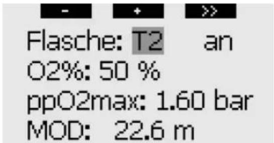 UWATEC Galileo Luna - PMG Menu - 2