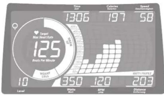 Horizon Fitness Comfort 8i - Affichage - 1
