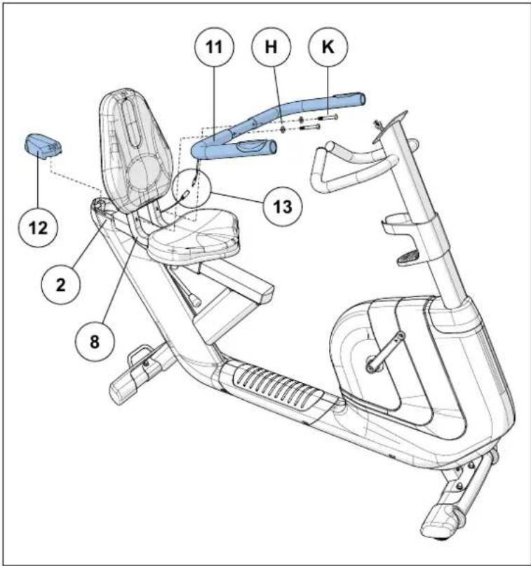 Horizon Fitness Comfort R - ENSAMBLAJE DEL MODELO COMFORT R PASO 6 - 1