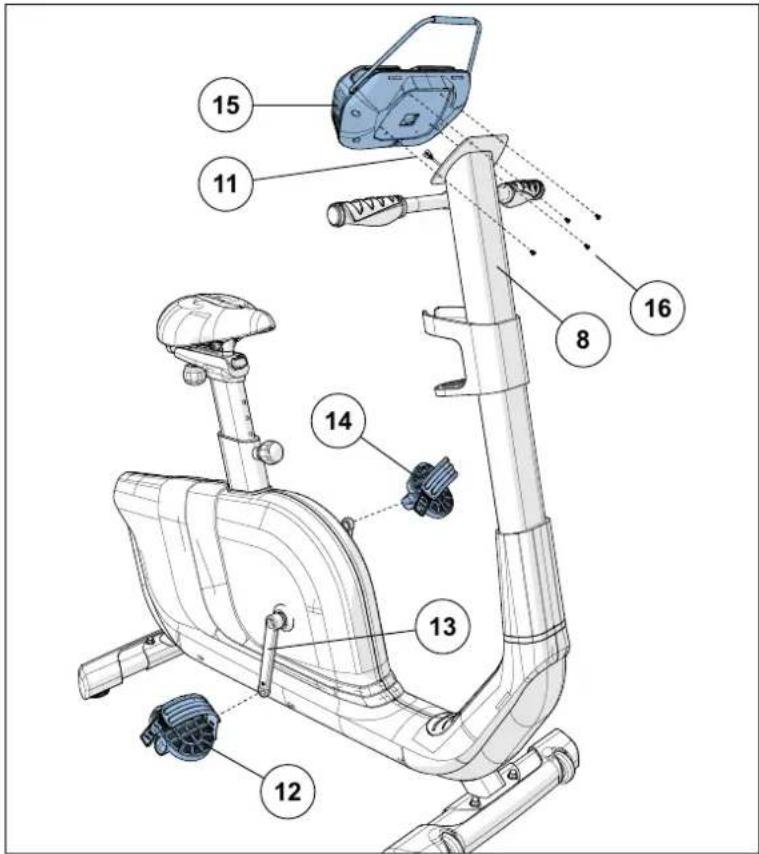 Horizon Fitness Comfort R - ASSEMBLAGE DU COMFORT U ÉTAPE 5 - 1