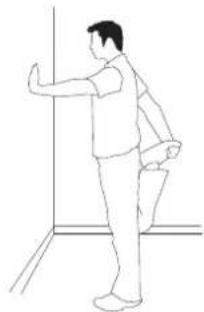 Horizon Fitness Adonis Plus - Etirement des mollets - 1