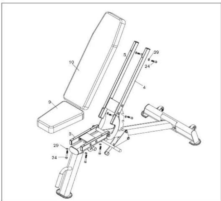 Horizon Fitness Adonis Plus - SACHET de VIS: - 3