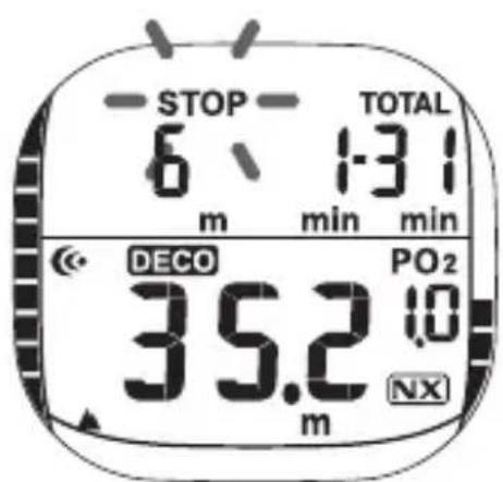 Scubapro Xtender - Informations affi chées à l'écran - 2