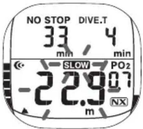 Scubapro Xtender - Alarm signals - 1