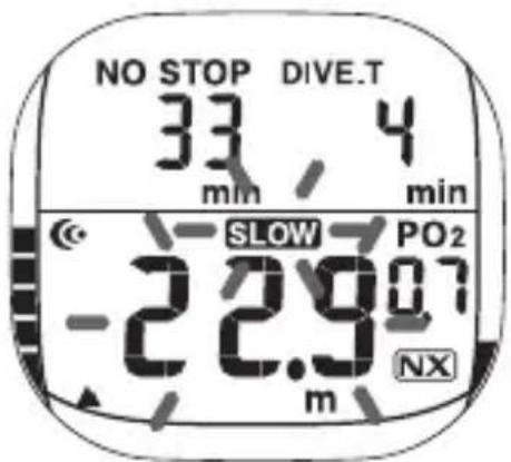 Scubapro Xtender - Signaux d'alarme - 1