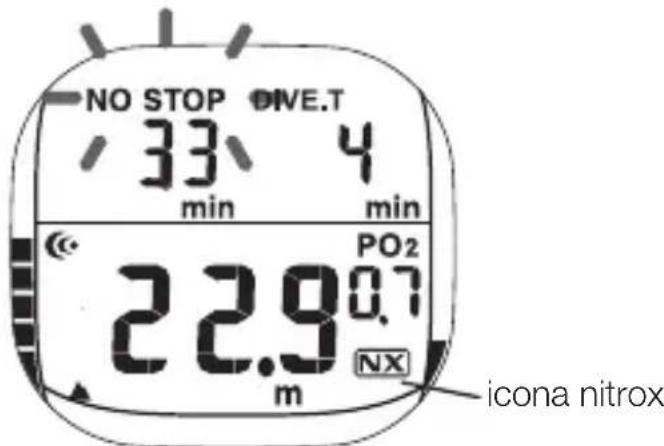 Scubapro Xtender - Indicazione dei dati sul display - 1