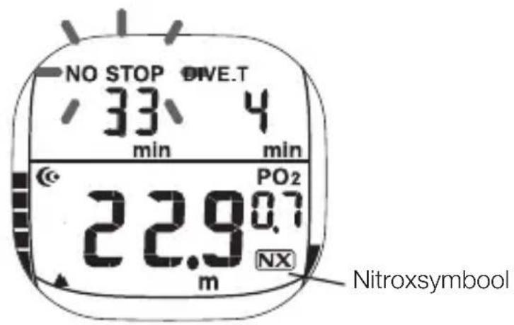 Scubapro Xtender - Informatie op het display - 1