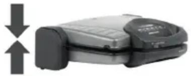 Rommelsbacher KG 2000 - Pos. A - Cottura a griglia a dato Pos. B - Gratinare - 1