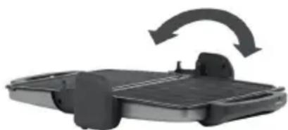 Rommelsbacher KG 1800 - Pos. A - Cottura a griglia a dato Pos. B - Gratinare - 3