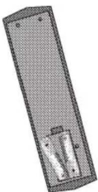 ITT CTV 2150 ST - Installation des piles - 1