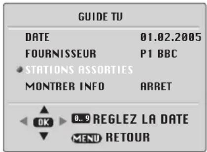 ITT CTV 2150 ST - GUIDE Télé (option) - 3