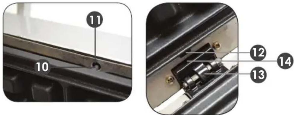 DOMO DO9055C - ASSEMBLING AND DISASSEMBLING THE BAKING PLATES - 1