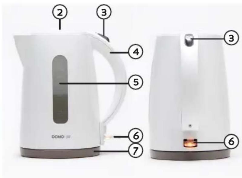 DOMO DO9134WK - PIEZAS - 2