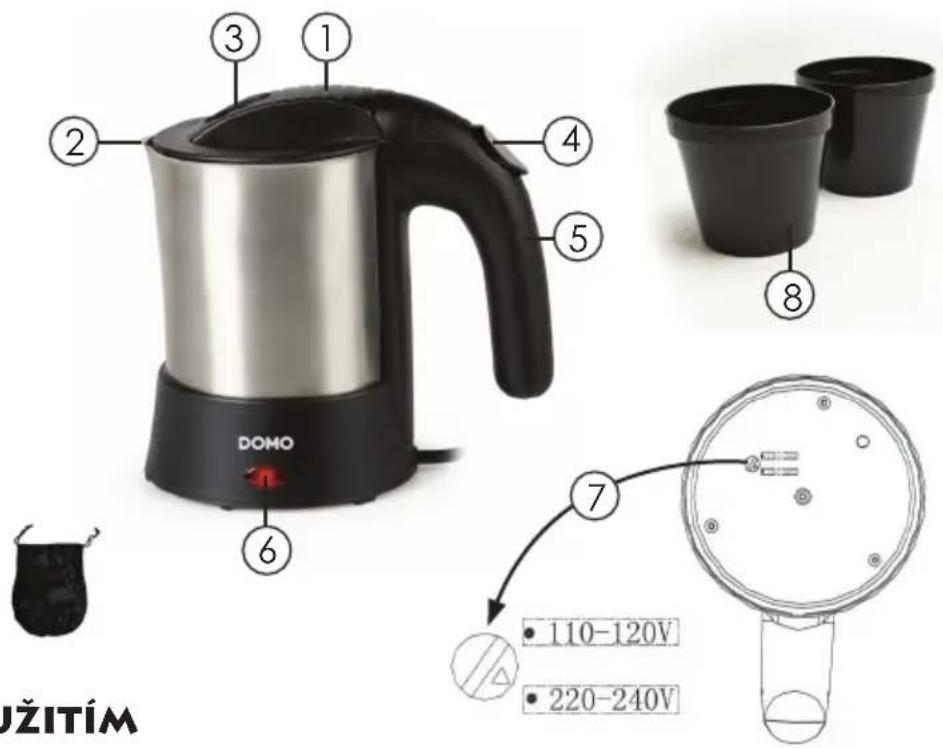 DOMO DO9024WK - POPIS PŘÍSTROJE - 1