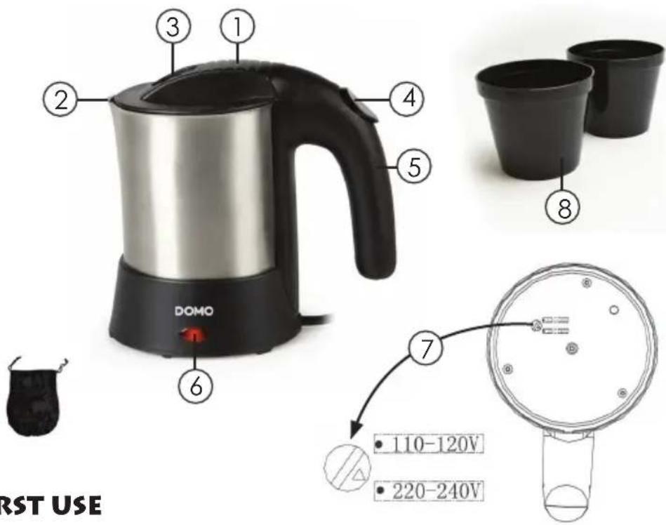 DOMO DO9024WK - PARTS - 1