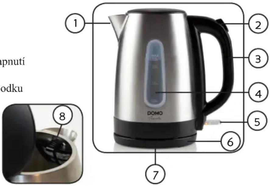 DOMO DO496WK - POPIS PŘÍSTROJE - 1