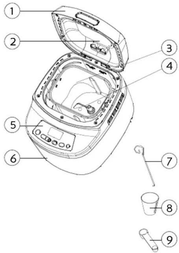 DOMO B3959 - PARTS - 1
