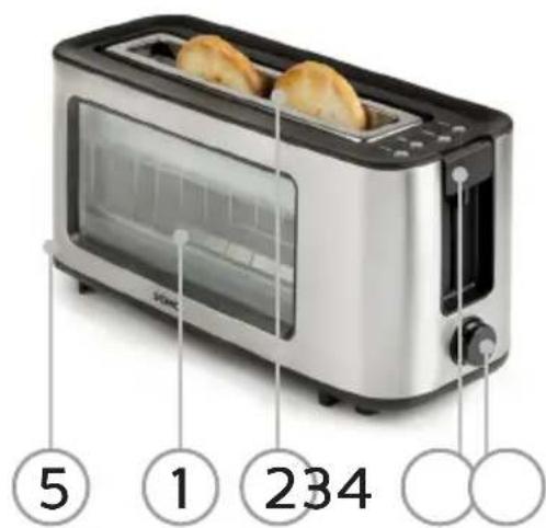 DOMO DO444T - POPIS PŘÍSTROJE - 1