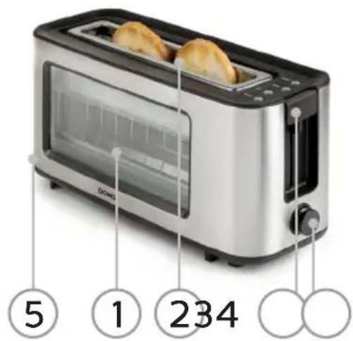 DOMO DO444T - ONDERDELEN - 1