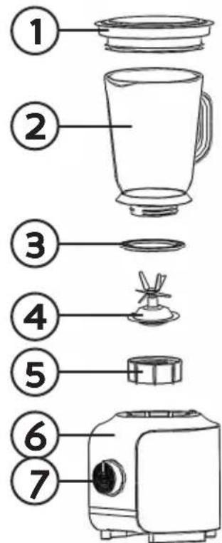 DOMO DO443BL - TEILE - 1