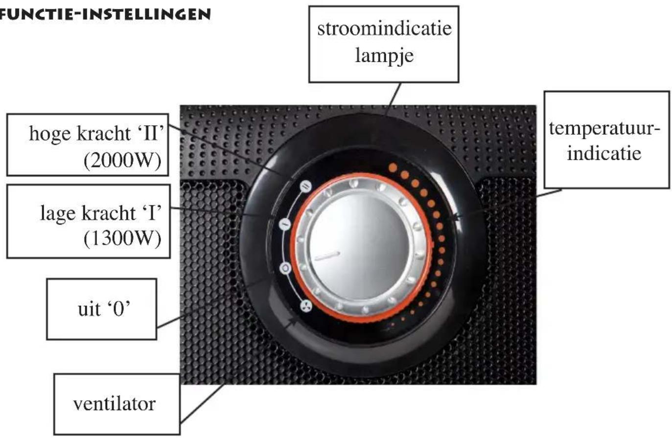 DOMO DO7338H - FUNCTIE-INSTELLINGEN - 1