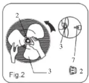 DOMO DO8140 - ASSEMBLAGE DES GRILLES ET DES PALES DU VENTILATEUR - 1