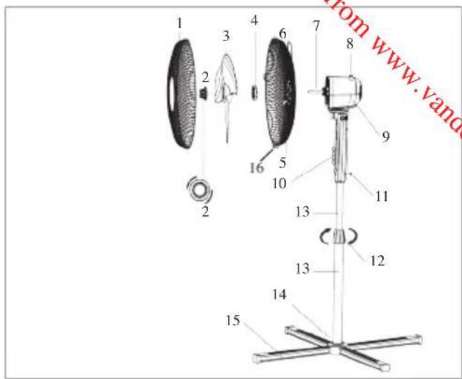 DOMO DO8140 - PARTS - 1