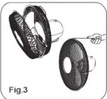 DOMO DO8138 - ASSEMBLAGE DU PIED ET DU MOTEUR - 2