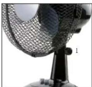 DOMO DO8138 - FIJACIÓN DE LA PARRILLA Y DE LAS ASPAS DEL VENTILADOR - 2