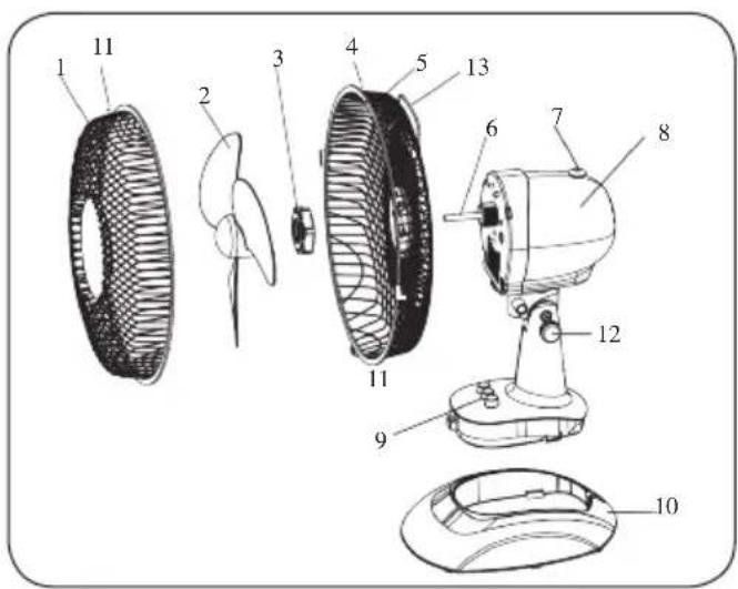 DOMO DO8138 - PARTS - 1