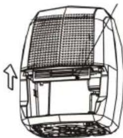 DOMO DO342DH - Jak vyjmout filtr: - 2