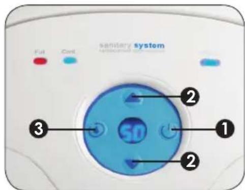 DOMO DO342DH - Boutons de réglage du taux d'humidité - 1