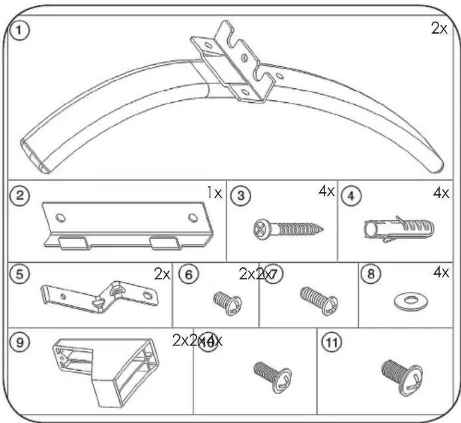 DOMO DO7317M - Kit d'installation - 1