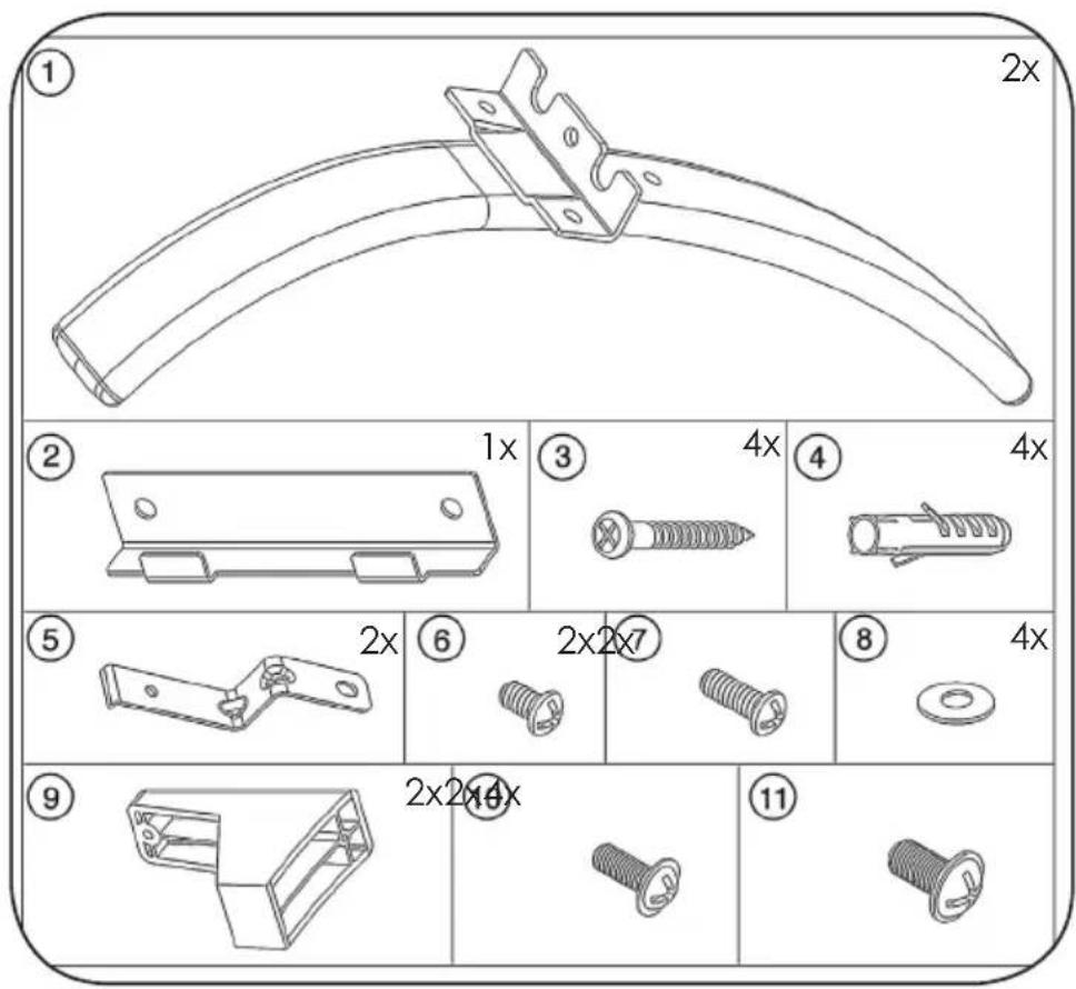 DOMO DO7317M - Kit de instalación - 1