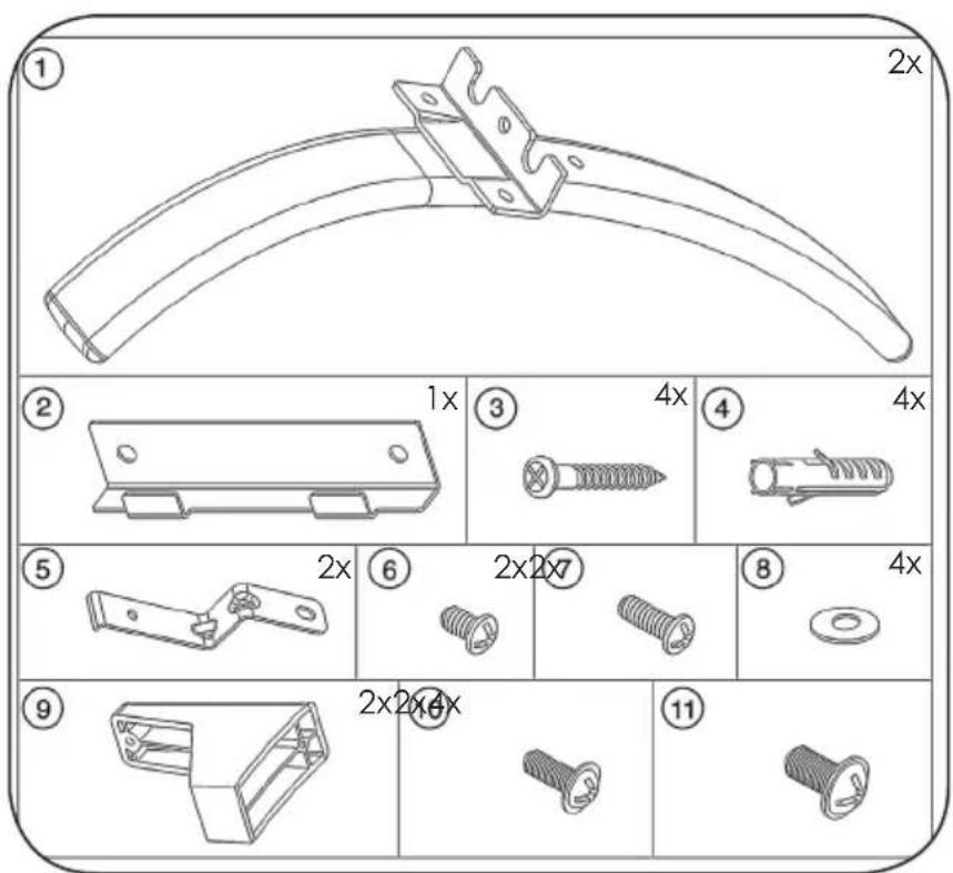 DOMO DO7317M - Montagezubehör - 1